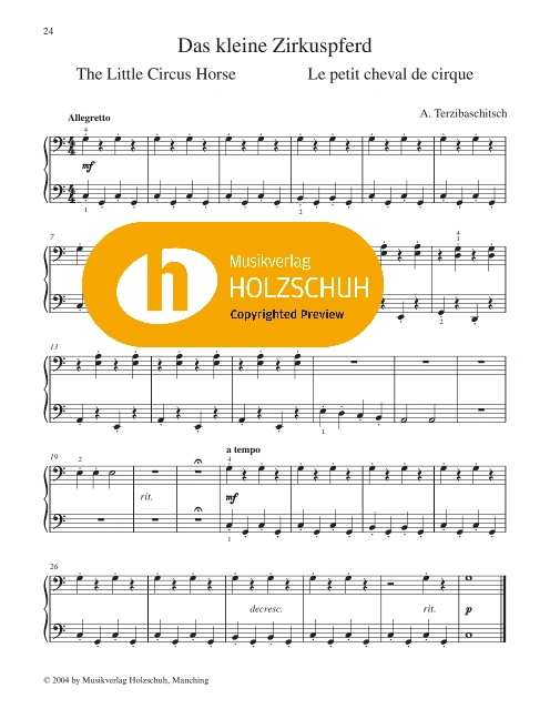 Das kleine Zirkuspferd